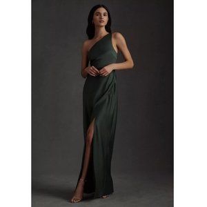✨ BHLDN Dylan Satin Charmeuse Dress in Forest ✨